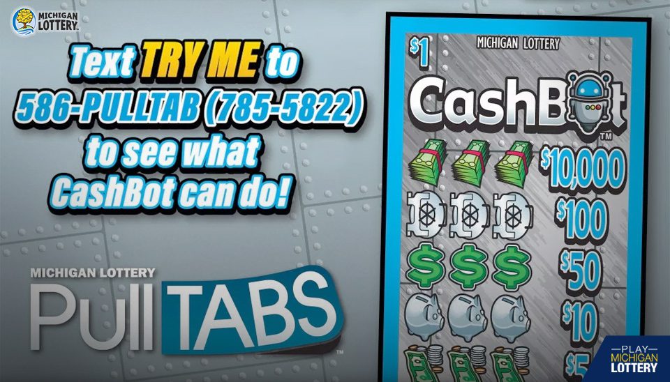 Michigan Lottery’s New CashBot game